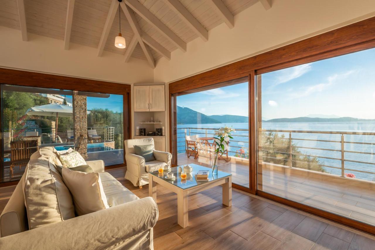 Iris Villas Lefkada - Marine Villa With Private Sea Access Sivota  Bagian luar foto