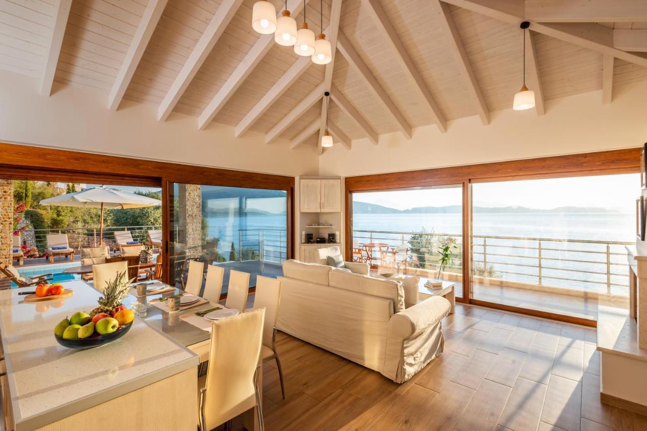 Iris Villas Lefkada - Marine Villa With Private Sea Access Sivota  Bagian luar foto