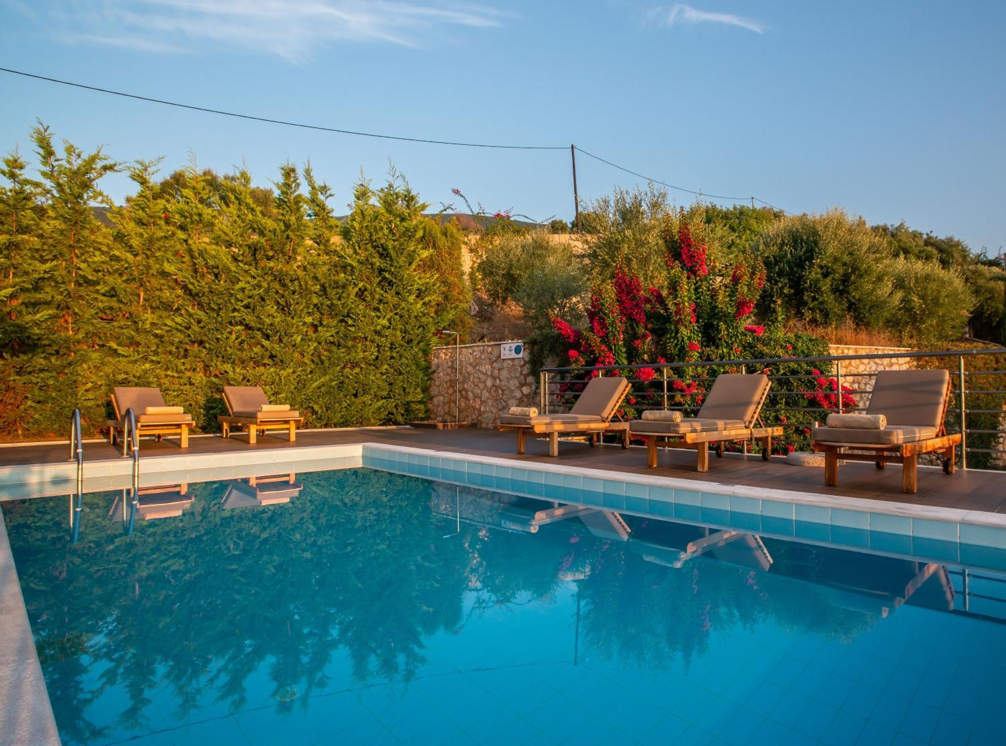 Iris Villas Lefkada - Marine Villa With Private Sea Access Sivota  Bagian luar foto