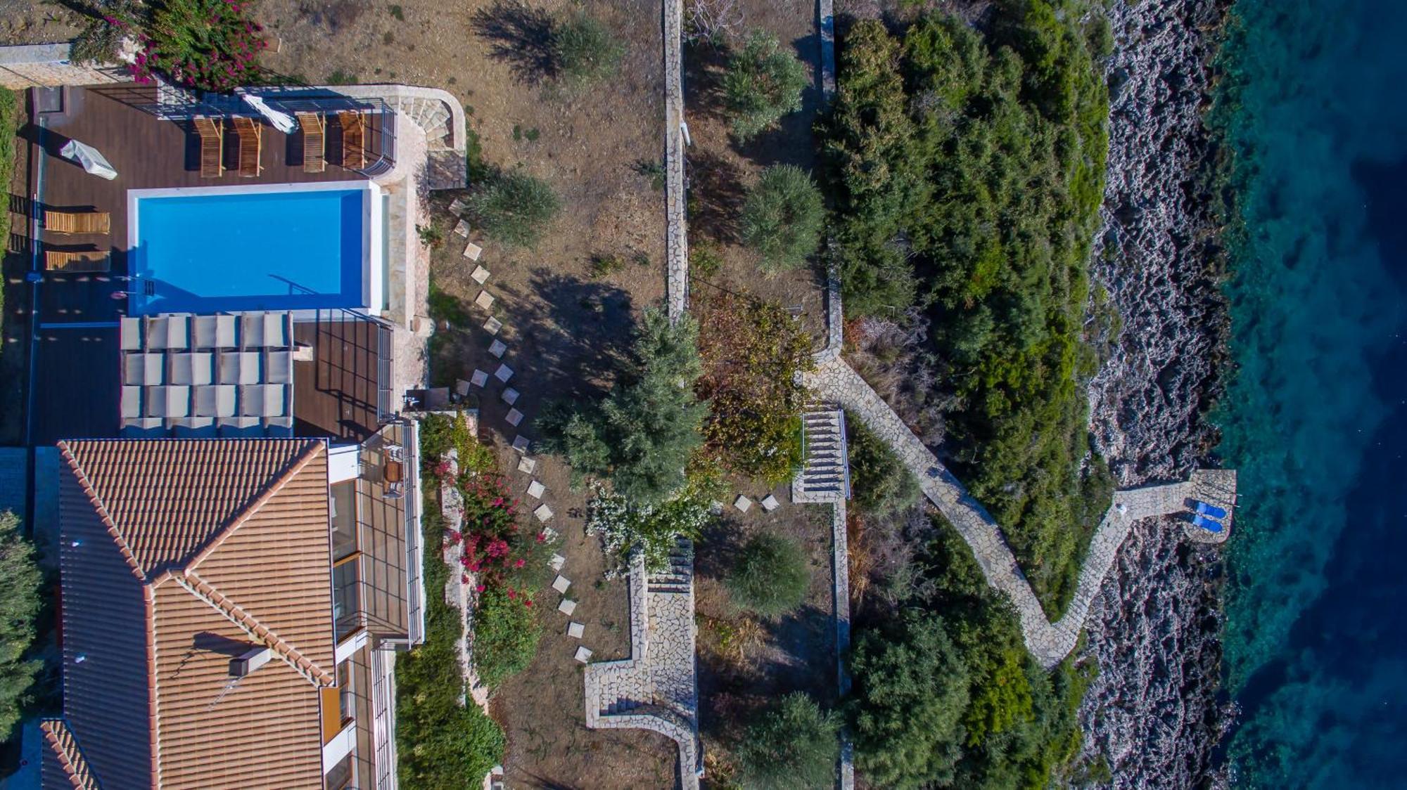 Iris Villas Lefkada - Marine Villa With Private Sea Access Sivota  Bagian luar foto