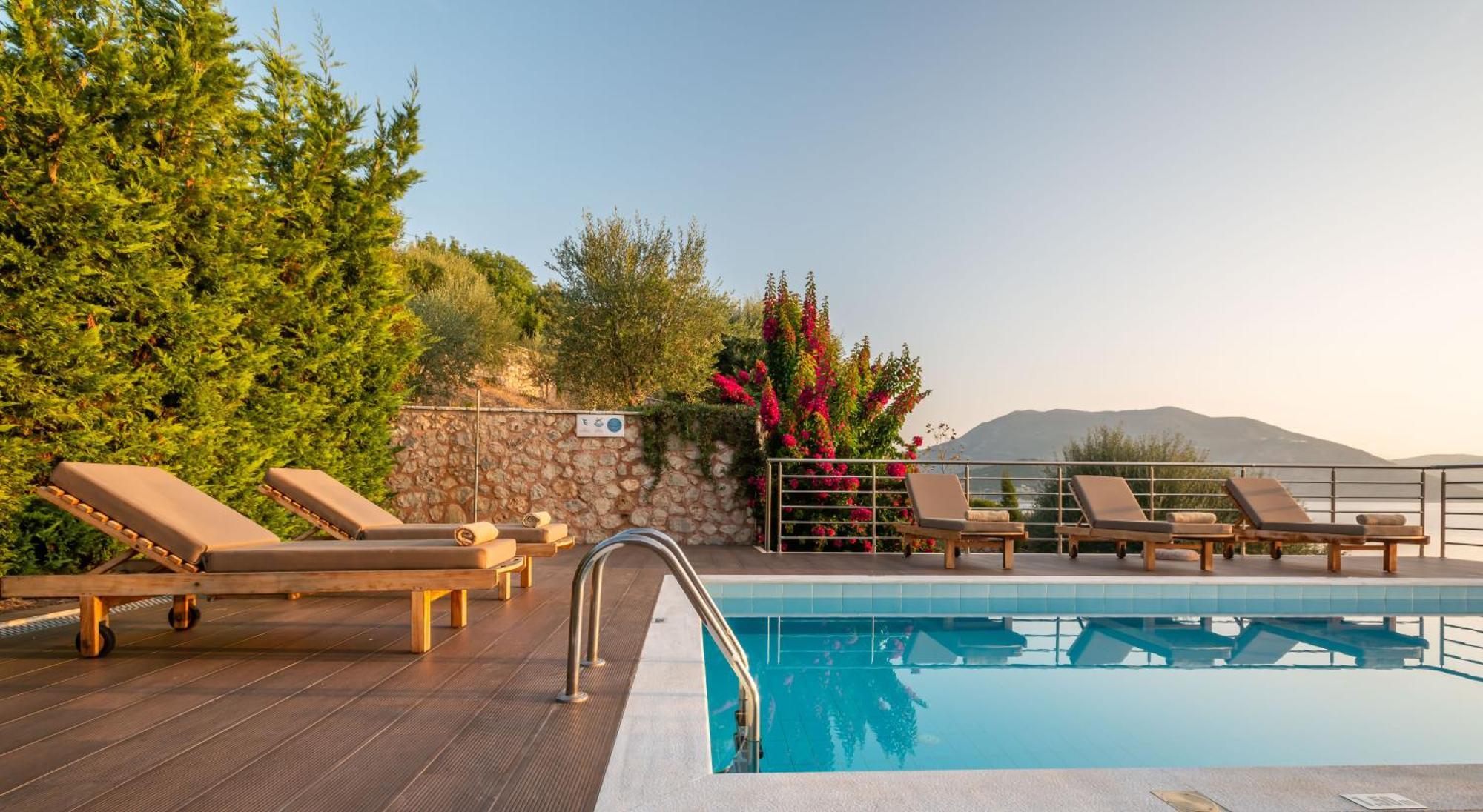 Iris Villas Lefkada - Marine Villa With Private Sea Access Sivota  Bagian luar foto